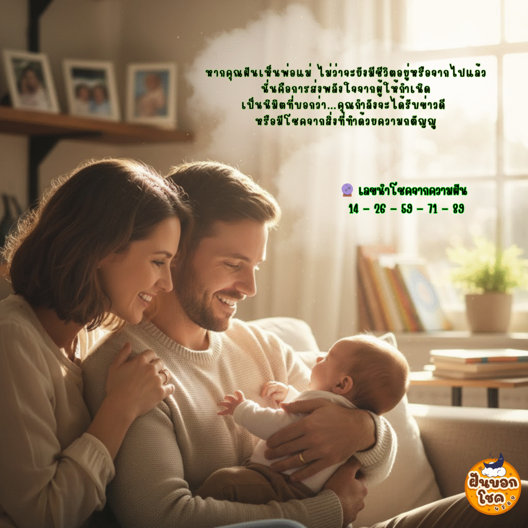 ฝันเห็นพ่อแม่ในฝัน…