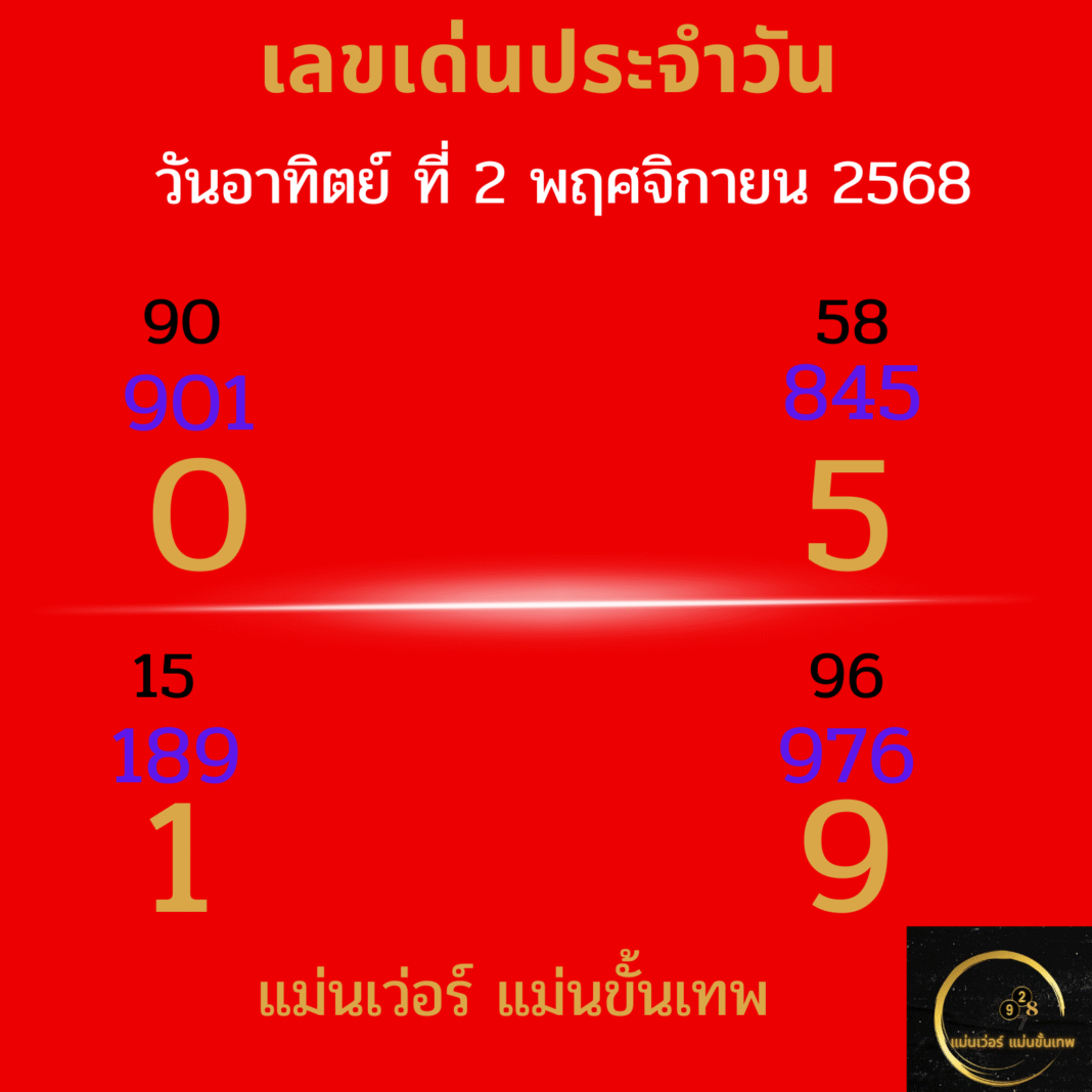 #เลขเด่น